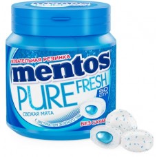 Купить Жевательная резинка MENTOS Pure со вкусом мяты, 100г в Ленте