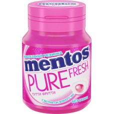 Купить Жевательная резинка MENTOS со вкусом Тутти Фрутти, без сахара, 54г в Ленте