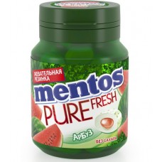 Купить Жевательная резинка MENTOS Pure fresh со вкусом арбуза, 54г в Ленте