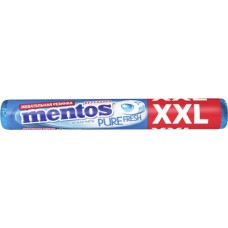 Купить Жевательная резинка MENTOS Pure fresh XXL со вкусом мяты, 23,3г в Ленте