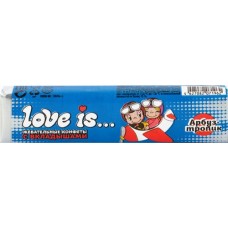 Жевательная конфета LOVE IS с двойным вкусом арбуз-тропик, 25г