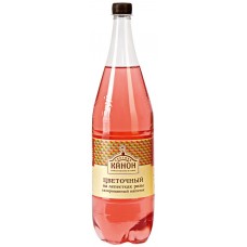 Напиток СЕРГИЕВ КАНОН Цветочный лимонад на лепестках розы газированный, 1500мл