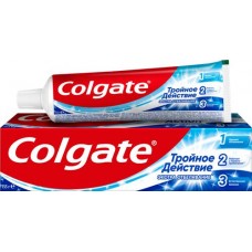 Зубная паста COLGATE Тройное действие Экстра отбеливание для восстановления естественной белизны зубов с первого применения, 100мл