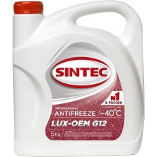 Антифриз SINTEC Antifreeze lux G12, 5кг, Россия, 5 л