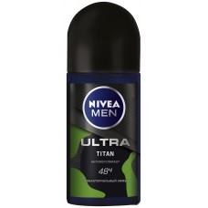 Антиперспирант роликовый мужской NIVEA Men Ultra Titan, 50мл, Германия, 52 мл