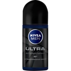 Антиперспирант роликовый мужской NIVEA Ultra, 50мл, Германия, 50 мл
