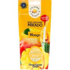 Купить Арома-диффузор LACASADELOSAROMAS с ароматом манго, с палочками, 30мл, Испания, 30 мл в Ленте