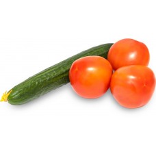 Ассорти огурцы и томаты,  700 г