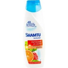 Бальзам для волос SHAMTU Питание и сила с экстрактом фруктов, 360мл, Россия, 360 мл