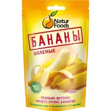 Бананы NATURFOODS вяленые, 200г, Россия, 200 г