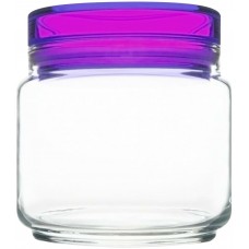 Банка LUMINARC Colorlicious 0,5л, с фиолетовой крышкой, стекло L8346, ОАЭ