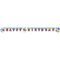 Купить Баннер PROCOS С Днем Рождения Sparkling Balloons 88155, Китай в Ленте
