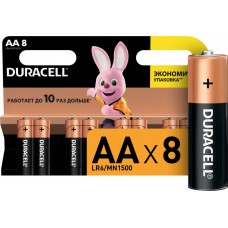 Батарейки щелочные Duracell АAА/LR03, 8шт, Бельгия, 8 шт