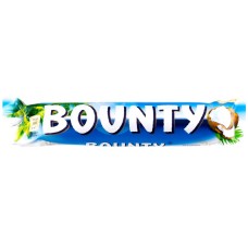 Батончик шоколадный BOUNTY с нежной мякотью кокоса, 55г, Россия, 55 г