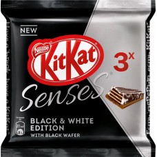Батончик шоколадный KITKAT Senses Black&White Edition с черной вафлей, 120г, Россия, 120 г