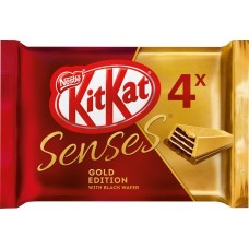 Купить Батончик шоколадный KITKAT Senses Gold Edition Deluxe caramel, Россия, 116 г в Ленте