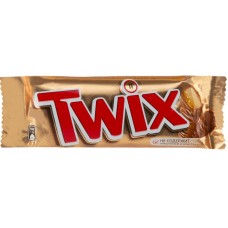 Купить Батончик шоколадный TWIX с печеньем и карамелью, покрытый молочным шоколадом, 55г, Россия, 55 г в Ленте