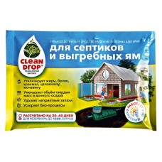 Биоактиватор для септиков и выгребных ям CLEAN DROP Арт. 28265741, 80г, Россия, 80 г