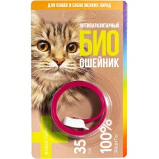 Биоошейник д/кошек FAVORITE Антипаразитарный от блох и клещей 35см FG04202, Россия