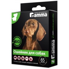 Купить Биоошейник для собак ГАММА от внешних паразитов, 650x9x3мм, Россия в Ленте