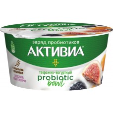 Купить Биопродукт творожно-йогуртный ACTIVIA Чернослив, курага, инжир, изюм 3,5%, без змж, 135г, Россия, 135 г в Ленте