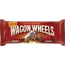 Купить Бисквит WAGON WHEELS в шоколаде с прослойкой из суфле, 216г, Великобритания, 216 г в Ленте