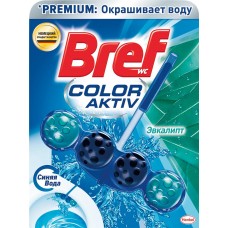 Купить Блок для унитаза BREF Color Aktiv Эвкалипт, 50г, Венгрия, 50 Г в Ленте
