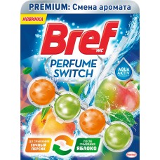 Купить Блок для унитаза BREF Perfume Switch Сочный персик, яблоко, 50г, Венгрия, 50 Г в Ленте