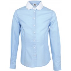 Блузка для девочек INWIN Allis бел.,голуб., 122-128 - 146-152 0723136002, Бангладеш