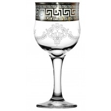 Бокал для вина Барокко золото 240мл, стекло GE63-163-ГФ, Россия