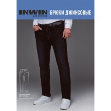 Брюки мужские INWIN Gordon джинсовые черные р.M-XXXL 0710127002, Бангладеш