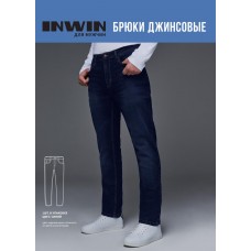Брюки мужские INWIN Gordon джинсовые т.синие р.M-XXXL 0710127002, Бангладеш