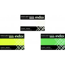 Купить Бумага для заметок INDEX Статическая,75х50мм,100л цвет в ассорт. I532600/601, Китай в Ленте