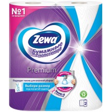 Купить Бумажные полотенца ZEWA Premium Кухонные, 2шт, Россия, 2 шт в Ленте