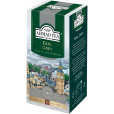 Чай черный AHMAD TEA Tea Earl Grey с ароматом бергамота байховый, 25пак, Шри-Ланка, 25 пак