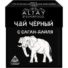 Чай черный ALTAY SUPERFOOD С саган-дайля к/уп, Россия, 15 пир