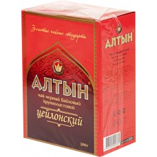 Чай черный АЛТЫН Цейлонский, крупнолистовой, 200г, Россия, 200 г