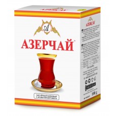 Чай черный AZERCAY с ароматом бергамота листовой, 100г, Россия, 100 г