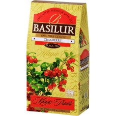 Чай черный BASILUR цейлонский байховый листовой с ягодами и ароматом клюквы, Шри-Ланка, 100 г