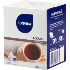 Купить Чай черный BONVIDA Ассам, 20пак, Россия, 20 пир в Ленте