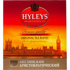 Чай черный HYLEYS Английский Аристократический байховый, 100пак, Россия, 100 пак