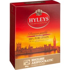 Купить Чай черный HYLEYS Английский Аристократический байховый листовой, 250г, Россия, 250 г в Ленте