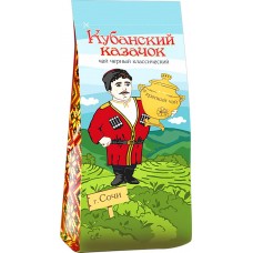 Чай черный КУБАНСКИЙ КАЗАЧОК Классический листовой, 75г, Россия, 75 г