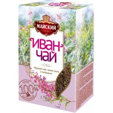 Чай черный МАЙСКИЙ Иван-чай с чабрецом листовой, 75г, Россия, 75 г