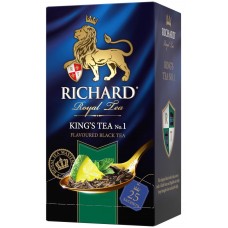 Купить Чай черный RICHARD King's Tea №1, 25пак, Россия, 25 пак в Ленте