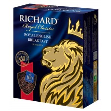 Чай черный RICHARD Royal English Breakfast байховый, 100пак, Россия, 100 пак