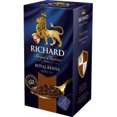 Купить Чай черный RICHARD Royal Kenya к/уп, Россия, 25 пак в Ленте