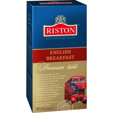 Купить Чай черный RISTON Английский завтрак к/уп, Россия, 25 пак в Ленте