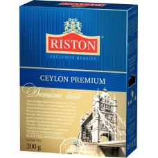 Купить Чай черный RISTON Ceylon Premium Tea Цейлонский листовой, 200г, Россия, 200 г в Ленте