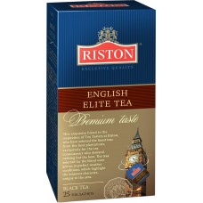 Купить Чай черный RISTON English Elite Tea к/уп, Россия, 25 пак в Ленте